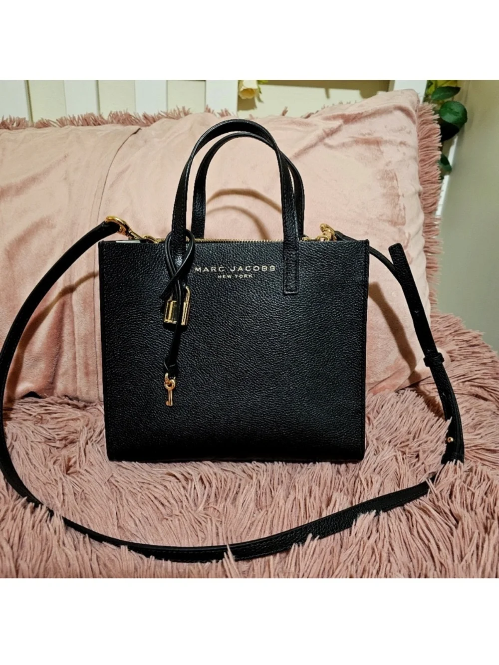 Marc Jacobs Black Leather Satchel
